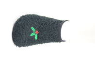Calzini correnti di nylon di anti slittamento adulto nero con l'anti materiale ripugnante del cotone