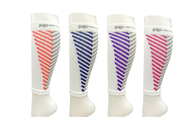 La pressione resistente della gamba odore porpora/di rosa colpisce con forza le calze di nylon di compressione per gli adulti unisex