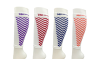 La pressione resistente della gamba odore porpora/di rosa colpisce con forza le calze di nylon di compressione per gli adulti unisex