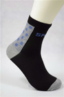 Anti calzini per gli adulti, anti calzini della prova di scivolo di slittamento di scivolo della fibra nera della famiglia