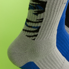 Uomini blu/grigi del cotone sotto i calzini, calzini respirabili del nylon di estate