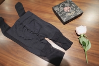 Calze nere permeabili sexy della coscia delle calze di seta delle donne di resistenza di sbavatura