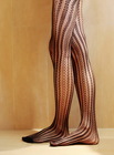 Modello del calzino delle calze di Mesh Girls Knee Womens Silk delle calzamaglia alto con le lettere sexy