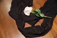 Le calze di seta delle donne sostenibili permeabili hanno stampato le ghette del collant con la caviglia