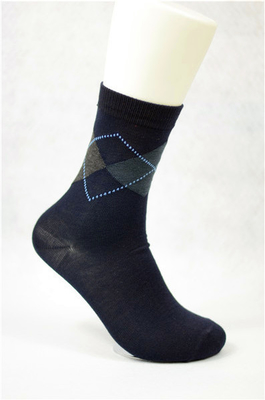 Anti calzini di slittamento della stanza degli adulti neri del poliestere con cotone/elastam/Elastane